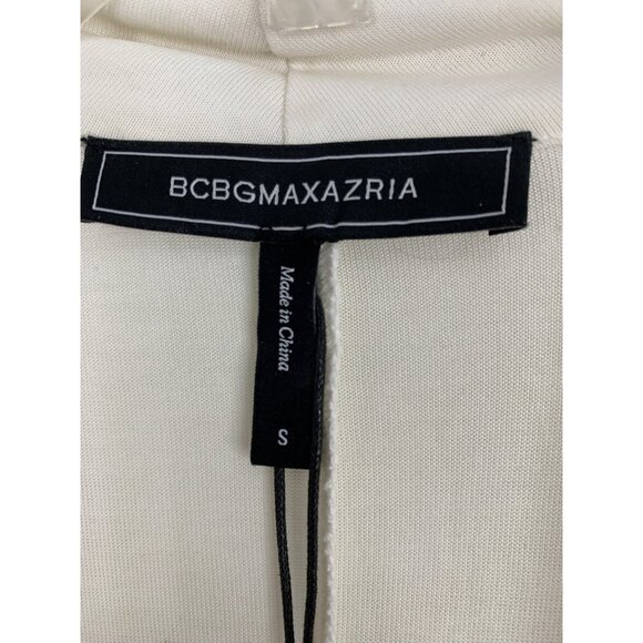Bcbg Cora White Knit Open Front Belt Duster Cardigan NWT $158 Size S/M RR10258 - Picture 3 of 10